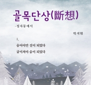 박지현 시인의 '골목단상(斷想)'