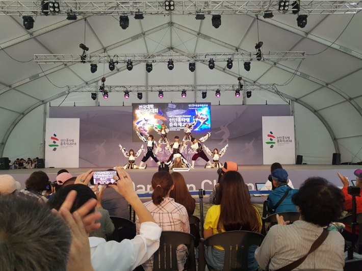 천안 흥타령 춤 축제 2018, 대학생 치어리딩 대회