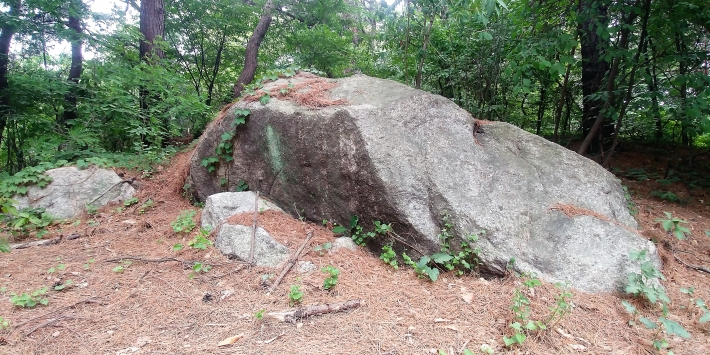 수원화성 건설당시 여기산에서도 돌을 떠서 옮겨갔다.