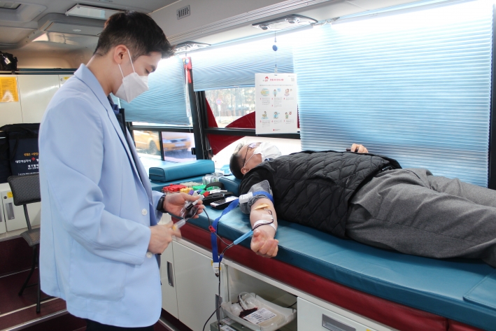 SK청솔노인복지관은 대한적십자와 연계하여 헌혈캠페인에 동참하고 있으며, 올해 2번째 참여이다.