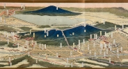 1936년에 인쇄된 ‘관광의 고도 수원’에 그려진 부국원. 팔달공원 왼쪽 아래에서 찾을 수 있다