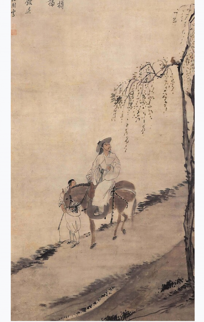 마상청앵도