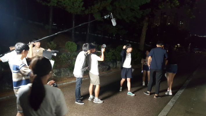 청소년이 만드는 웹드라마 야외촬영