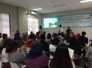 인도네시아 교육대학교 유학생 유치 설명회 모습