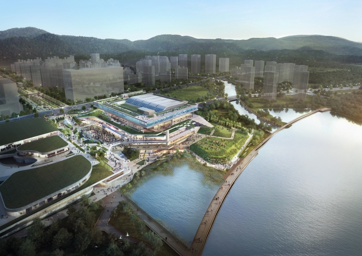 내년 2월 완공 예정인 수원컨벤션센터 조감도