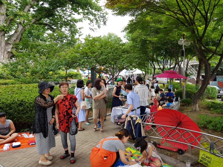 2018 제1회 차 없는 거리, 산드래미 참새골 축제 개최