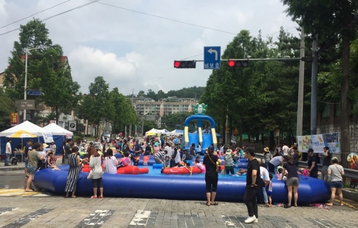 영통1동 차 없는 거리 행사