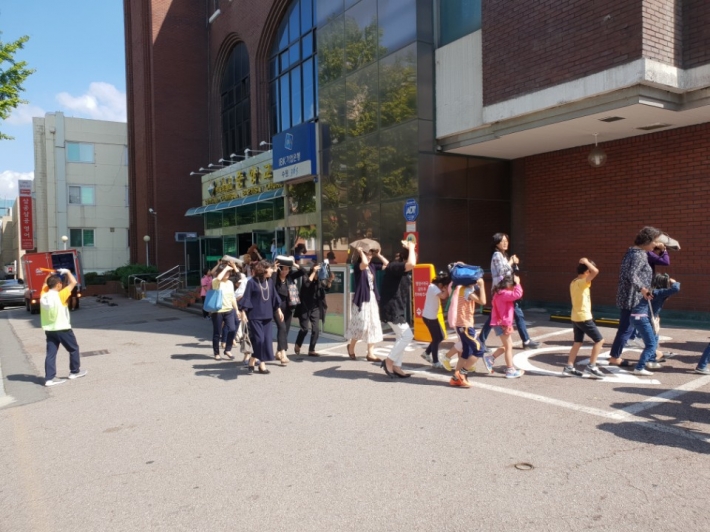 제408차 민방위의 날 연계 지진대피훈련