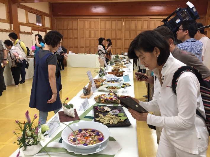 봉녕사 사찰음식 대향연 2019-사찰음식 전시장