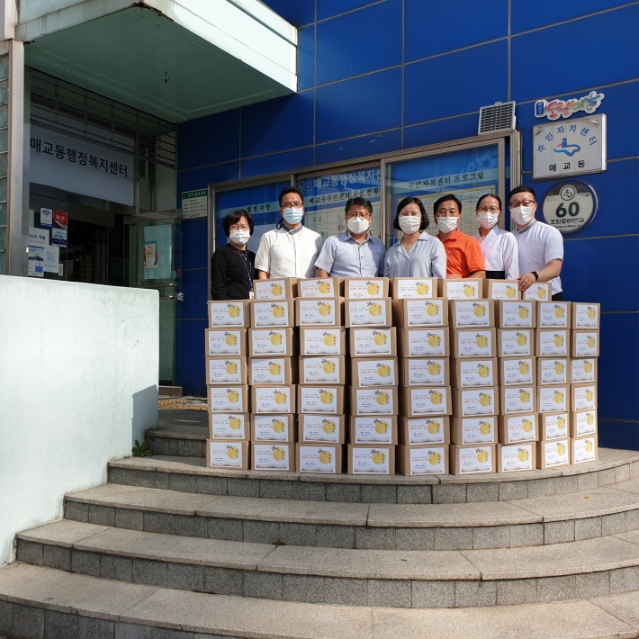 원불교 수원교당 추석맞이 김치 500kg 나눔 물품 전달