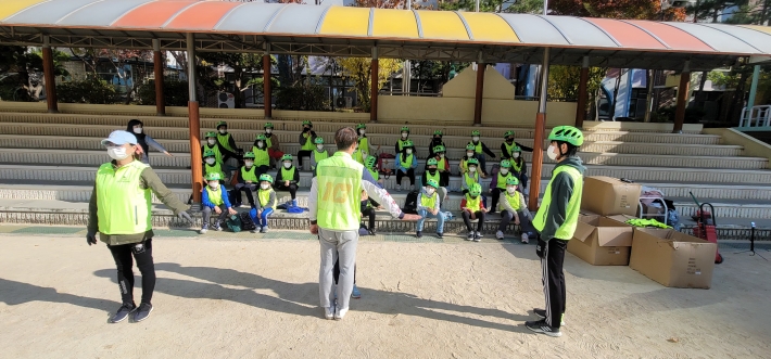 '2020 찾아가는 자전거 안전교육' 현장