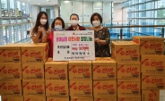 호매실동 관내 음식점 짜마차이나에서 추석맞이 이웃돕기 후원물품(라면) 기부