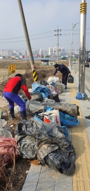영농폐기물 수거 작업