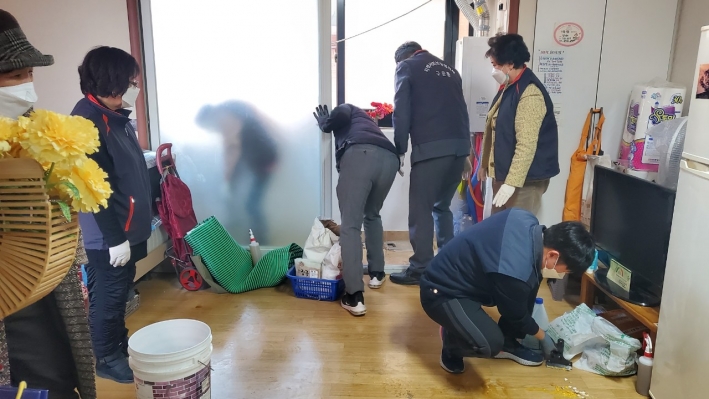 구운동, 지역사회보장협의체, 청소, 방역, 봉사 