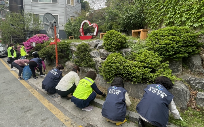 우만2동 통장협의회 환경정비