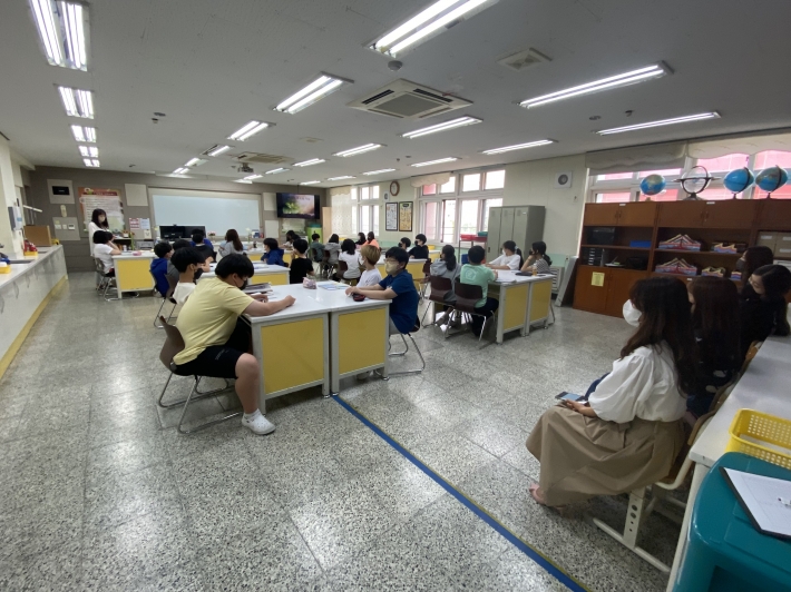 과학 교과전담 수업 공개 모습