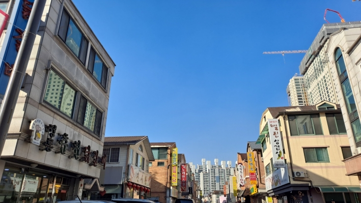 화서역 먹자거리 뒷골목 상권