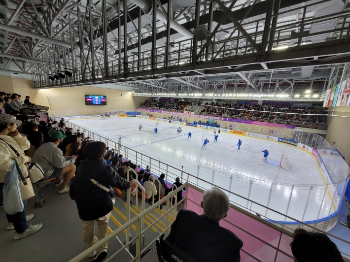 아이스하키 여자세계선수권대회가 개최된 '광교복합체육센터 빙상장'