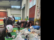 인계동, 자원회수시설 반입 쓰레기 샘플링 참여
