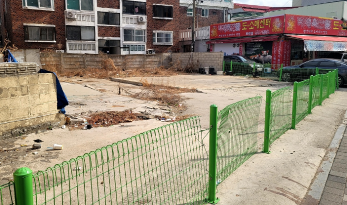 자투리주차장 조성 전