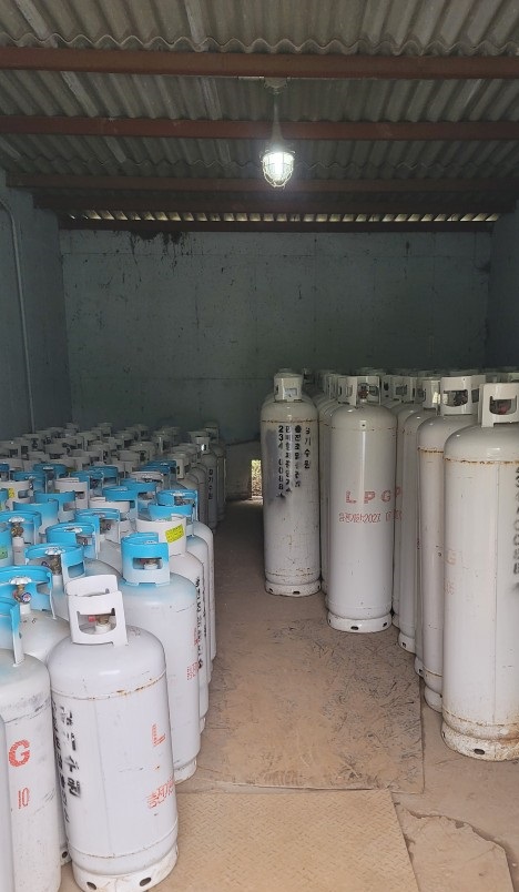 LPG 판매시설 용기 저장실