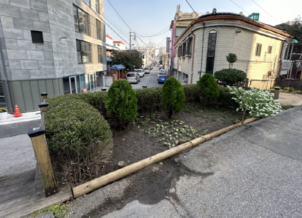 방치되어 있던 유휴지 정비