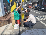 소화전 점검 모습