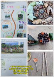 2013년 10월 6일, 12일 2회에 걸쳐 신성초 3-1반 학생들이 수원미래교육협력지구의 수원교육 프로그램 <걸어서 동네속으로>에 참여했다. 왼쪽은 친구들의 '영통홍보지' 만들기 작품, 오른쪽은 '숲속밥상만들기' 작품들이다.