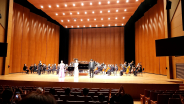 수원시립교향악단 2023 협주곡의 밤에서 연주한 연주자들, 왼쪽부터 이서은, 한예림, 김정현