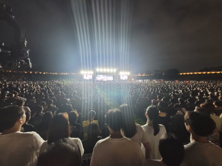'2023 수원화성 헤리티지 콘서트'가 펼쳐진 수원화성 연무대