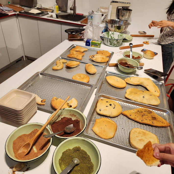 참여자들이 만든 나의 우주 공갈빵의 모습 