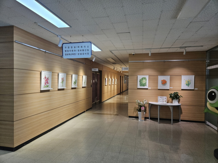 권선구청 11월 전시, 색연필로 그리는 보태니컬 아트