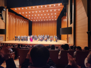 수원시립교향악단 기획연주회 ‘수원 음악인의 밤', 앙코르 공연이 끝나고 인사하는 성악가들