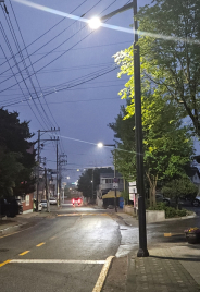 입북동 일원 노후 가로등 교체 후 사진