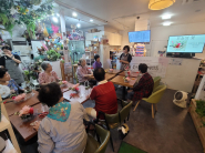 정진숙 강사의 ‘프리져브드플라워’ 강의 전경