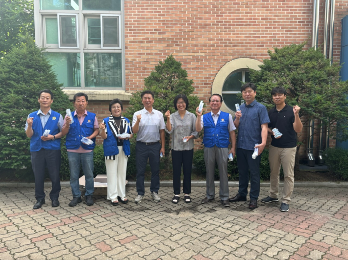 곡선동 바르게살기운동위원회에서 학교폭력예방캠페인을 추진했다.