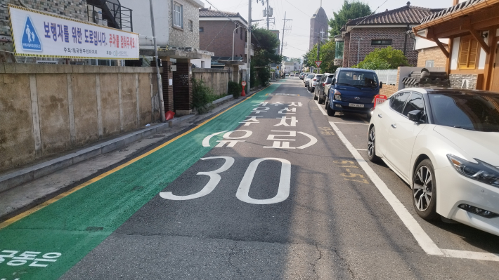 바닥선을 새로 그린 모습