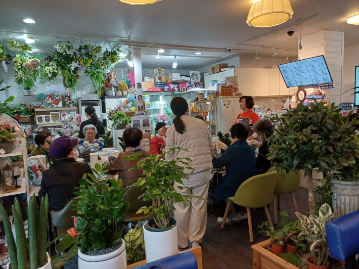 보석금전주' 심기  전경