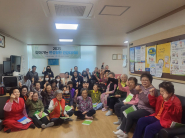 만성질환관리 교육 후 노송경로당 어르신들