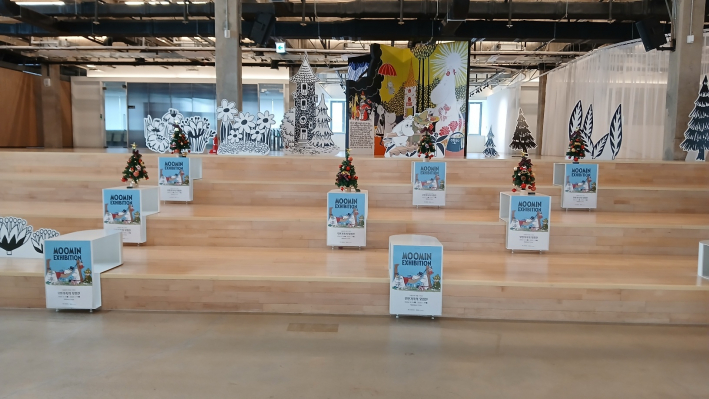 무민 픽쳐북 전시 공간