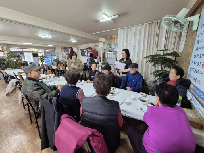 우만1동 경로당연합회 정기회의 개최