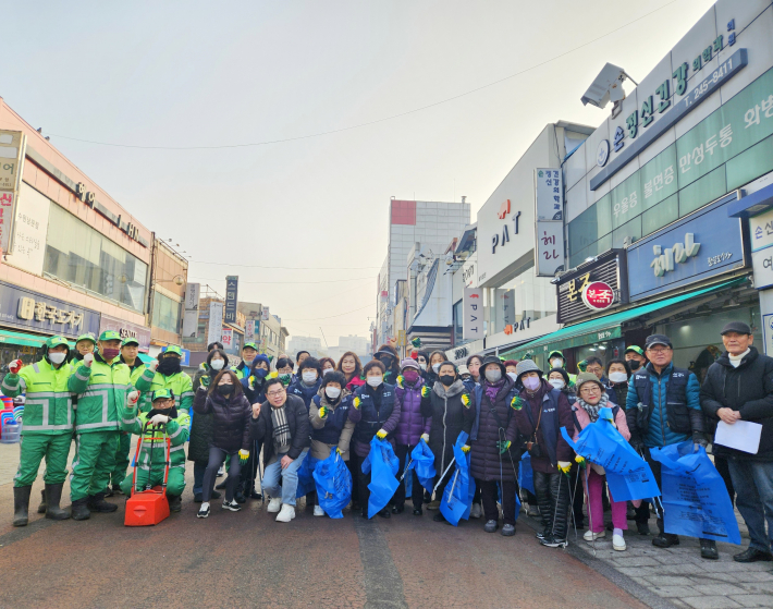 2025년 설맞이 행궁동 대청소 사진