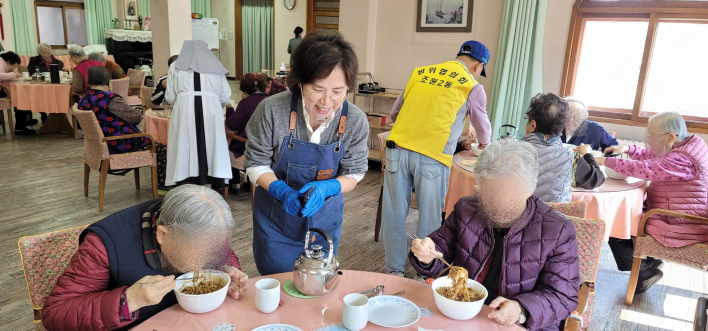 평화의모후원 짜장나눔 봉사