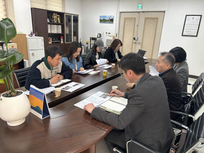 주민자치회, 수원도시재단과 회의