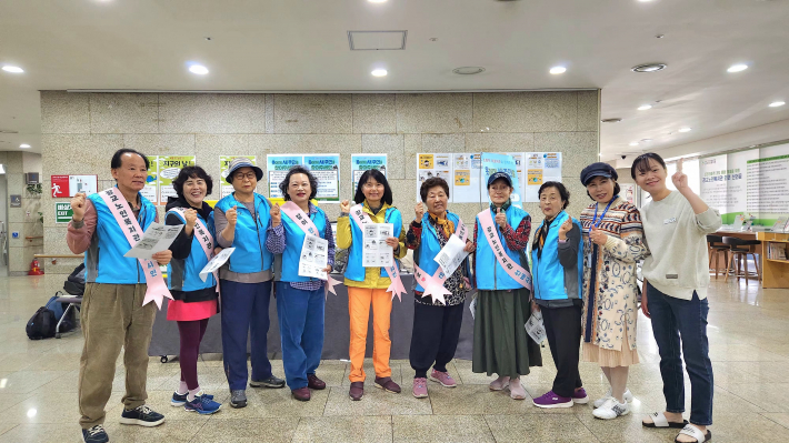 행사를 마치고 소환지 서포터즈의 감사의 인증샷