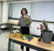 감정노동자를 위한 '마음돌봄 원예치료 힐링 프로그램' 강의 모습