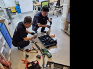 행복마을관리소 예초기 정비 사진