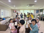 호매실동 건강특화사업「은빛반짝 실버종이공방」진행