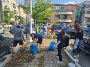 이면도로 잡초제거 중심으로!
