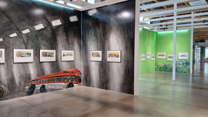 터널의 날들 그림책 전시